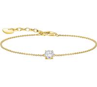 Thomas Sabo Armband A2156-414-14 - 925 Sterlingsilber mit pinkem Zirkonia-Anhänger