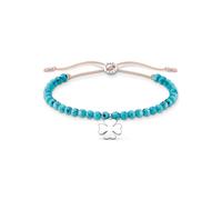 Thomas Sabo Charming Collection - Mix & Match - A1983-905-17-L20v - Kleeblatt - Armband - 13-20 cm - Silber - nylon - Türkis