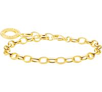 Thomas Sabo X0031-413-39-L19,5 Charm Armband - Silber 750/- vergoldet Gelbgold - 19,5 cm