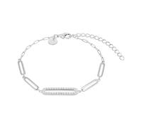 Tom Tailor Armband für Damen, Sterling Silber 925, mit Zirkonia, 16+4 cm, silber, Geschenkidee, Armschmuck, Damenschmuck, 2100558