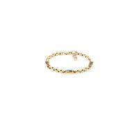 Armband TOMMY HILFIGER "3D FLAG METAL", gelbgoldfarben, rot, blau, weiß, Armbänder, Damen, 19cm, Edelstahl, Armband, Emaille (42349922-0) gelbgoldfarben, rot, blau, weiß