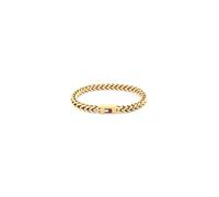 Armband TOMMY HILFIGER "BRAIDED METAL BRACELETS", gelbgoldfarben, blau, weiß, rot, Armbänder, Damen, 19cm, Edelstahl, Armband (63583732-0) gelbgoldfarben, blau, weiß, rot