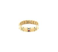 Armband TOMMY HILFIGER "JAMESON", gelbgoldfarben, blau, weiß, rot, Armbänder, Damen, 19cm, Edelstahl, Armband (76477427-0) gelbgoldfarben, blau, weiß, rot
