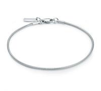 Armband TRUE REBELS "TR11" Gr. 19, silber, Armbänder, Herren, 19, Edelstahl, Armband, aus Edelstahl (91208232-19) silber