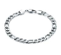 Armband TRUE REBELS "X769" Gr. 21, silber, Armbänder, Herren, 21, Edelstahl, Armband, aus Edelstahl (70929110-21) silber