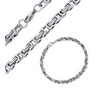 Armband und Halskette Set BYZANT 5 mm