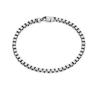 Giorgio Martello Milano - Armband Venezinanerkette, massiv, geschwärzt, Silber 925 Armbänder & Armreife Silber