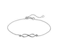 Armband VIVANCE "925/- Sterling Silber Infinity", weiß, Armbänder, Damen, 16+3cm, Silber 925 (Sterlingsilber), glänzend, Armband (58866605-0) weiß