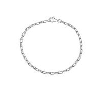 Armband VIVANCE "925/- Sterling Silber weiß Gliederarmband 21 cm", weiß, Armbänder, Damen, 21cm, Silber 925 (Sterlingsilber), glitzernd, Armband (49568048-0) weiß