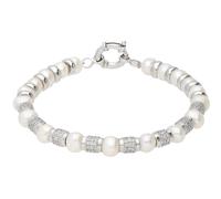 Armband VIVANCE "Perlenarmband", silber (silber 925), Armbänder, Damen, Silber 925 (Sterlingsilber), Armband (14965202-0) silber 925