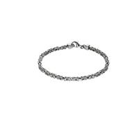 Armband ZEEME "Silber 925 poliert Königskette 3mm breit", weiß, Armbänder, Damen, 20cm, Silber 925 (Sterlingsilber), glänzend, Armband (16685915-0) weiß