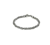 Armband ZEEME "Silber 925 poliert Königskette 4mm breit", weiß, Armbänder, Damen, 20cm, Silber 925 (Sterlingsilber), glänzend, Armband (71551106-0) weiß