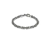 Armband ZEEME "Silber 925 poliert Königskette 5mm breit", weiß, Armbänder, Damen, 22cm, Silber 925 (Sterlingsilber), glänzend, Armband (67642849-0) weiß