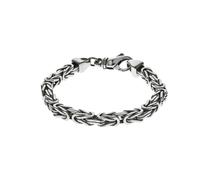 Armband ZEEME "Silber 925 poliert Königskette 6mm breit", weiß, Armbänder, Damen, 21cm, Silber 925 (Sterlingsilber), glänzend, Armband (71692806-0) weiß