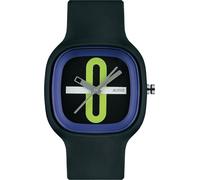 Armbanduhr Alessi Kaj-AL10020 Schwarz-Grün - Minimalistisches Design - Armbanduhr