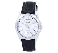 Armbanduhr Casio Klassische moderne schwarze Uhr