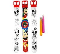 Mickey Mouse WD20326 Reloj digital Correa para pintar de Klassische Uhr, bunt