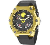 Armbanduhr Herren Digital und Analog 5ATM Wasserdicht Militär Uhren Herren mit Wecker LED Datum Stoppuhr Sport Digital Military Watches for Men Jugendliche Chronograph Uhren für Männer 12/24H