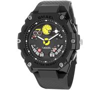 Armbanduhr Herren Digital und Analog 5ATM Wasserdicht Militär Uhren Herren mit Wecker LED Datum Stoppuhr Sport Digital Military Watches for Men Jugendliche Chronograph Uhren für Männer 12/24H