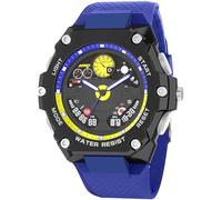 Armbanduhr Herren Digital und Analog 5ATM Wasserdicht Militär Uhren Herren mit Wecker LED Datum Stoppuhr Sport Digital Military Watches for Men Jugendliche Chronograph Uhren für Männer 12/24H