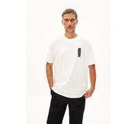 ARMEDANGELS AADRU COLLAGE - Herren Oversized T-Shirt aus Bio-Baumwolle light oatmilk L