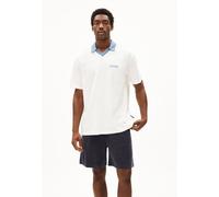 ARMEDANGELS AADRU RETRO - Herren Midweight Polo T-Shirt aus Bio-Baumwolle light oatmilk-pigment blue XL