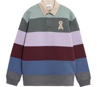 Armedangels Herren Sweatshirt AADRU LS Rugby-Fleece aus Bio-Baumwolle, mehrfarbig Größe M