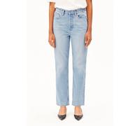 AAIKALA HIGH WAIST STRAIGHT JEANS | 100% recycelte Baumwolle Non Stretch - blau (30-30)