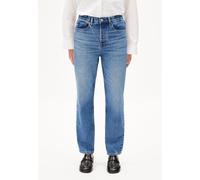 ARMEDANGELS Jeans AAIKALA Damen Straight High Waist Regular Fit recycelte Baumwolle Blau W32/L32