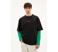 ARMEDANGELS AALOX - Herren Heavyweight T-Shirt Oversized Fit aus Bio-Baumwoll mix black S
