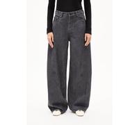 AALTHEA MID WAIST BARREL JEANS | TENCEL™ Lyocell Mix Non Stretch - schwarz (27-32)
