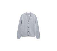 AANATOL | Strickjacke aus Bio-Woll Mix - grau (M)