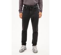 ARMEDANGELS Jeans Herren Aarjo Tarpa Tapered Fit, recycelter Baumwollmix, Stretch Schwarz Gr. XL L32