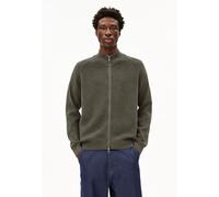 AARTYOM GMT DYE | Cardigan aus Bio-Baumwolle - oliv (XL)