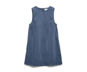 Armedangels - Ärmelloses Cord-Minikleid blau - Gr. - S