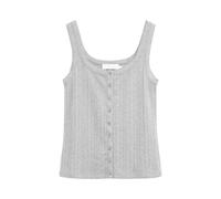POINTELLE TOP | 100% Bio-Baumwolle - grau (S)