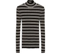 Armedangels Alaania Chiffron Str Damen Pullover schwarz Größe L Lifestyle Hautfreundlich