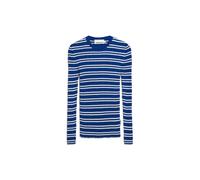 Armedangels - ALAANIA CHIFFRON STR lapis blue-oatmilk - Gr. - XS