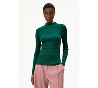 ALAANIA KNIT SWEATER | Pullover Slim Fit aus Bio-Baumwolle - grün (XS)