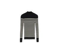 Armedangels - ALAANIA PLACED STRIPES black-oatmilk - Gr. - XS
