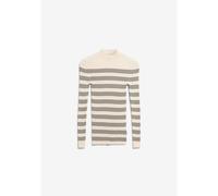 ARMEDANGELS ALAANIA Pullover Langarmshirt - oatmilk-black - Größe: L