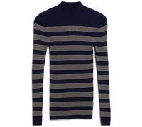 ALAANIA GESTREIFTER STRICKPULLOVER | 100% Bio-Baumwolle - mehrfarbig (XS)