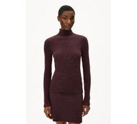 ARMEDANGELS ALAANIA TWEED Damen Pullover aus recyclem Bio-Woll Mix dark cranberry M