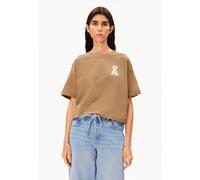 ARMEDANGELS ALBERTARAA Damen T-Shirt aus recyceltem Baumwoll Mix true camel XXL