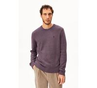 ARMEDANGELS ALVAARIO Herren Strickpullover aus 100% Bio-Baumwolle velvet red-moonlit lilac-dusty moon M