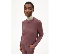 ARMEDANGELS AMALIAAS GMT DYE Damen Pullover aus Bio-Baumwolle dark berry XS