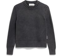 AMALIAAS GMT DYE STRICKPULLOVER | aus 100% Bio-Baumwolle - schwarz (XS)