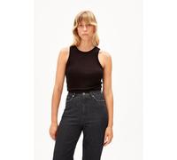 ARMEDANGELS ANITAA LI - Damen Top Slim Fit aus TENCEL Lyocell-Woll Mix dark swamp XL