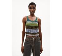 ARMEDANGELS ARABELLAA - Damen Stricktop Slim Fit aus Bio-Baumwolle gravel-ivy green L
