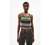 ARMEDANGELS ARABELLAA - Damen Stricktop Slim Fit aus Bio-Baumwolle gravel-ivy green XS